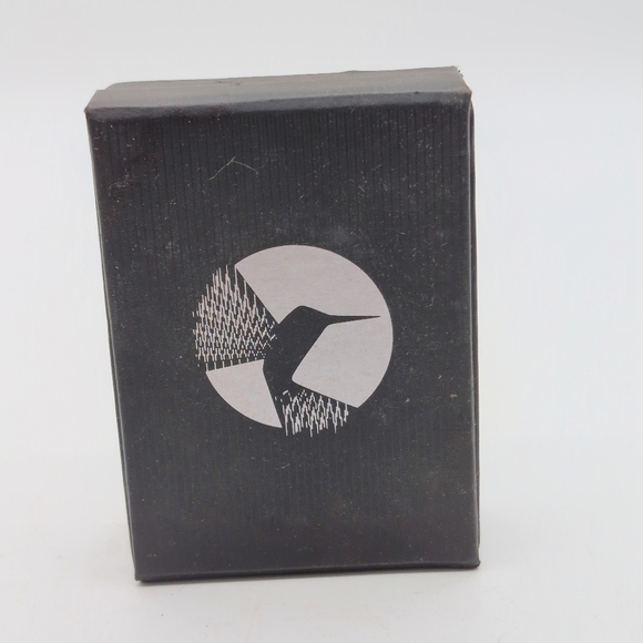 Colibri Branded Black Box with Hummingbird Logo 3x4 In - Picture 2 of 6